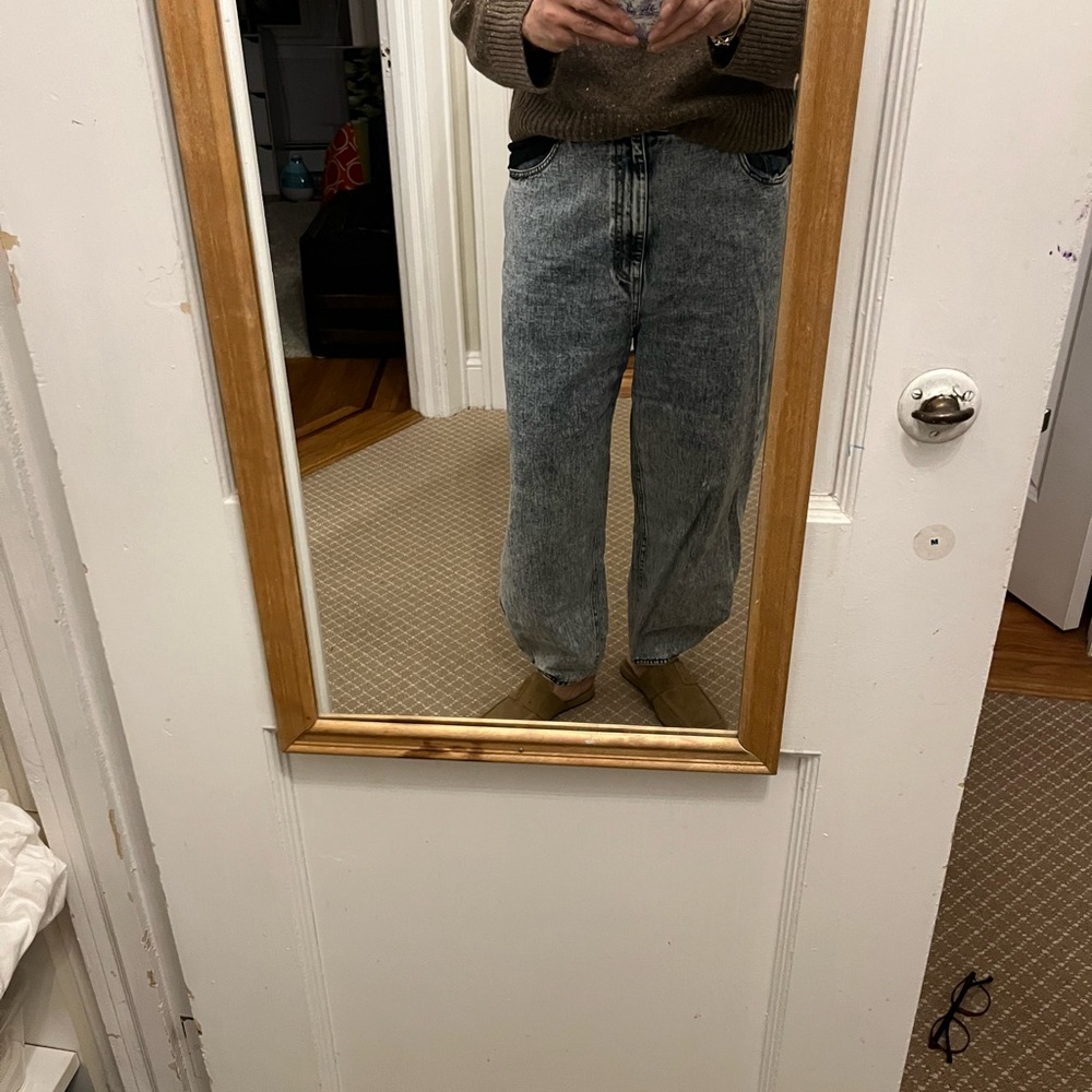 Tibi acid wash acid  jeans